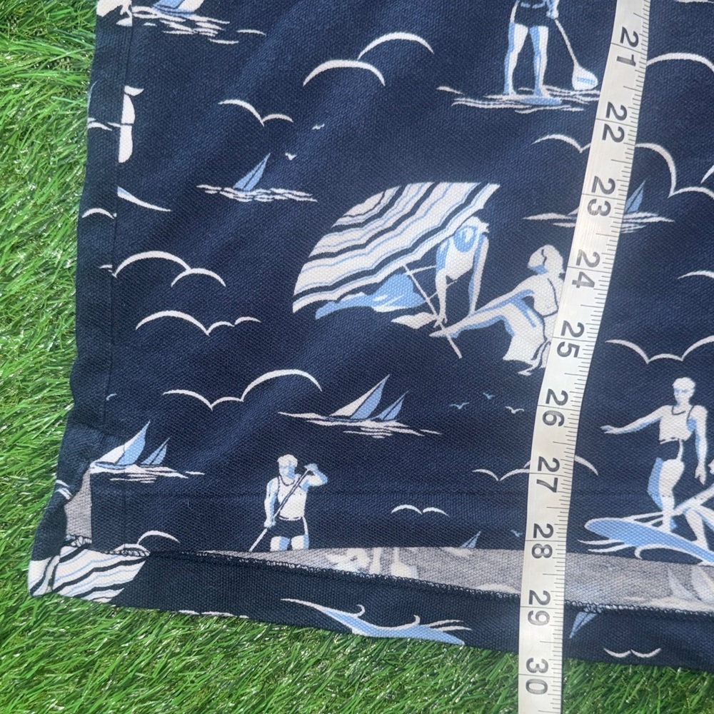 Ralph Lauren Dark Blue Polo with Nautical Design - Picture 4 of 5